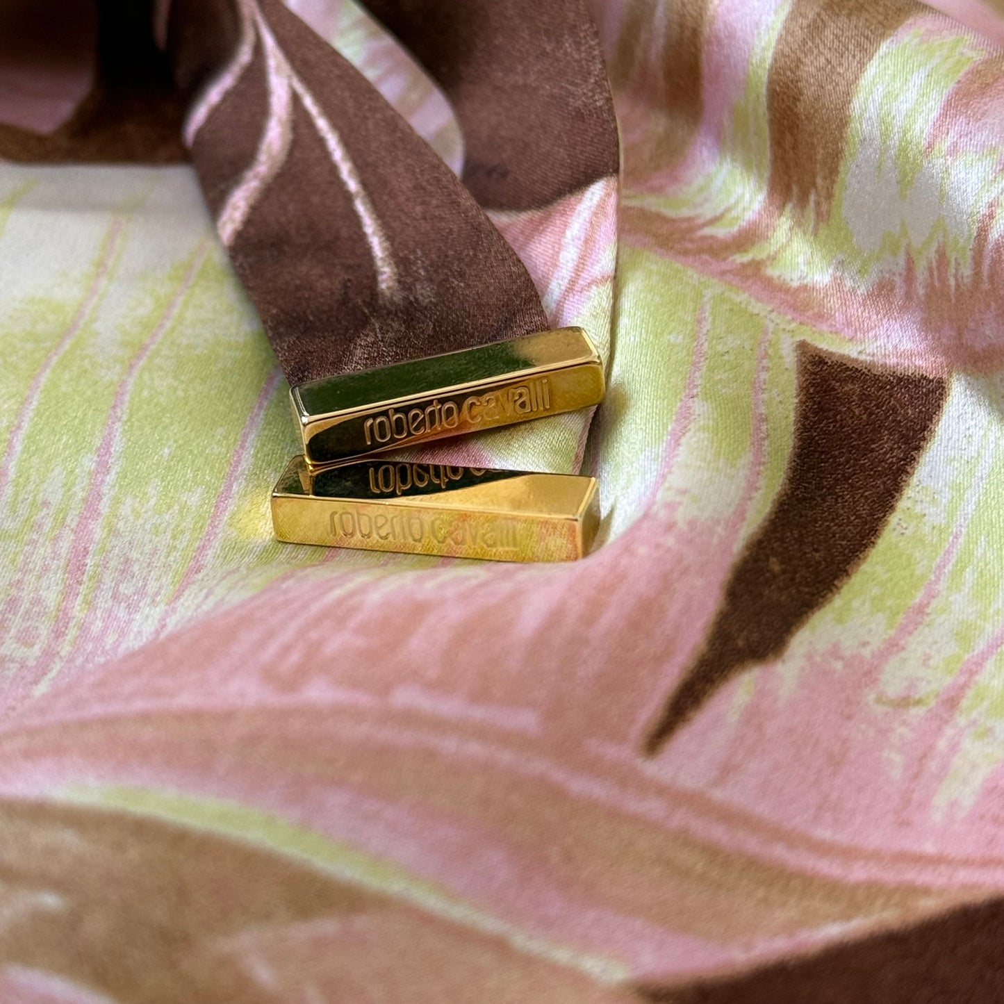 S/S2004 Roberto Cavalli Silk Skirt Set