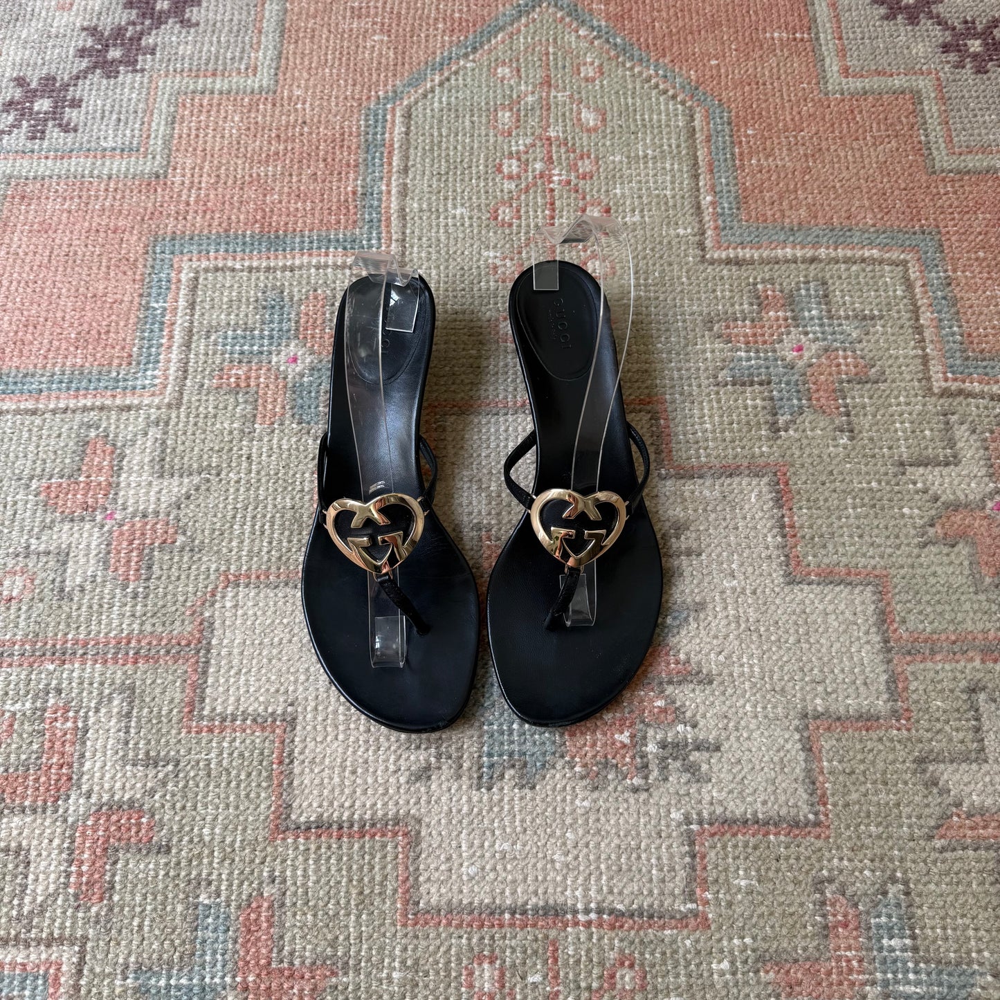 S/S2002 Tom Ford Gucci Heart Sandals - US 8-8.5