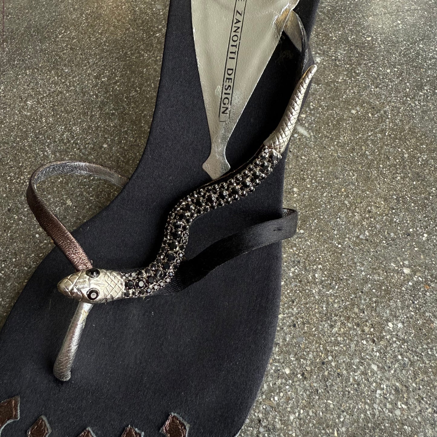 00s Giuseppe Zanotti Snake Sandals - US 6.5