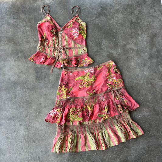 Tracy Reese Silk Printed Set