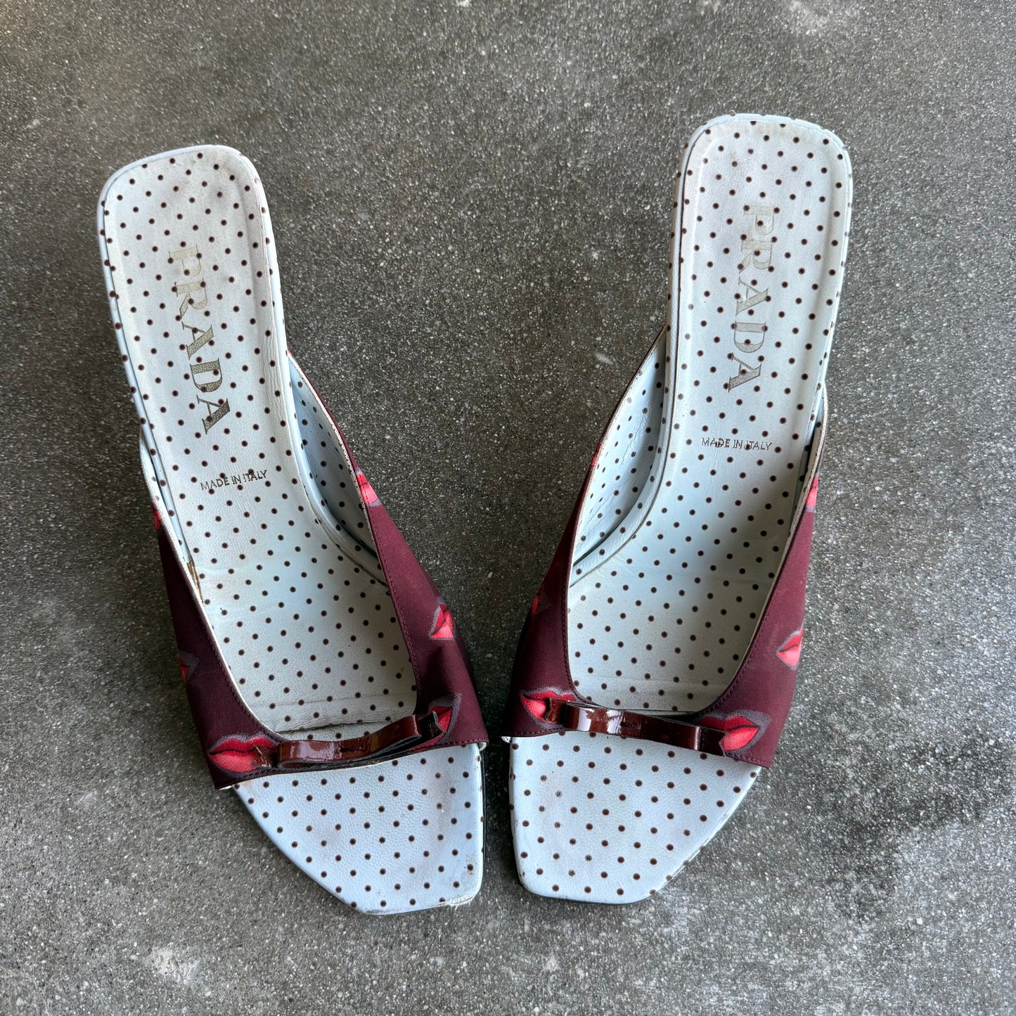 S/S2000 Prada Kiss Mules - US 9.5