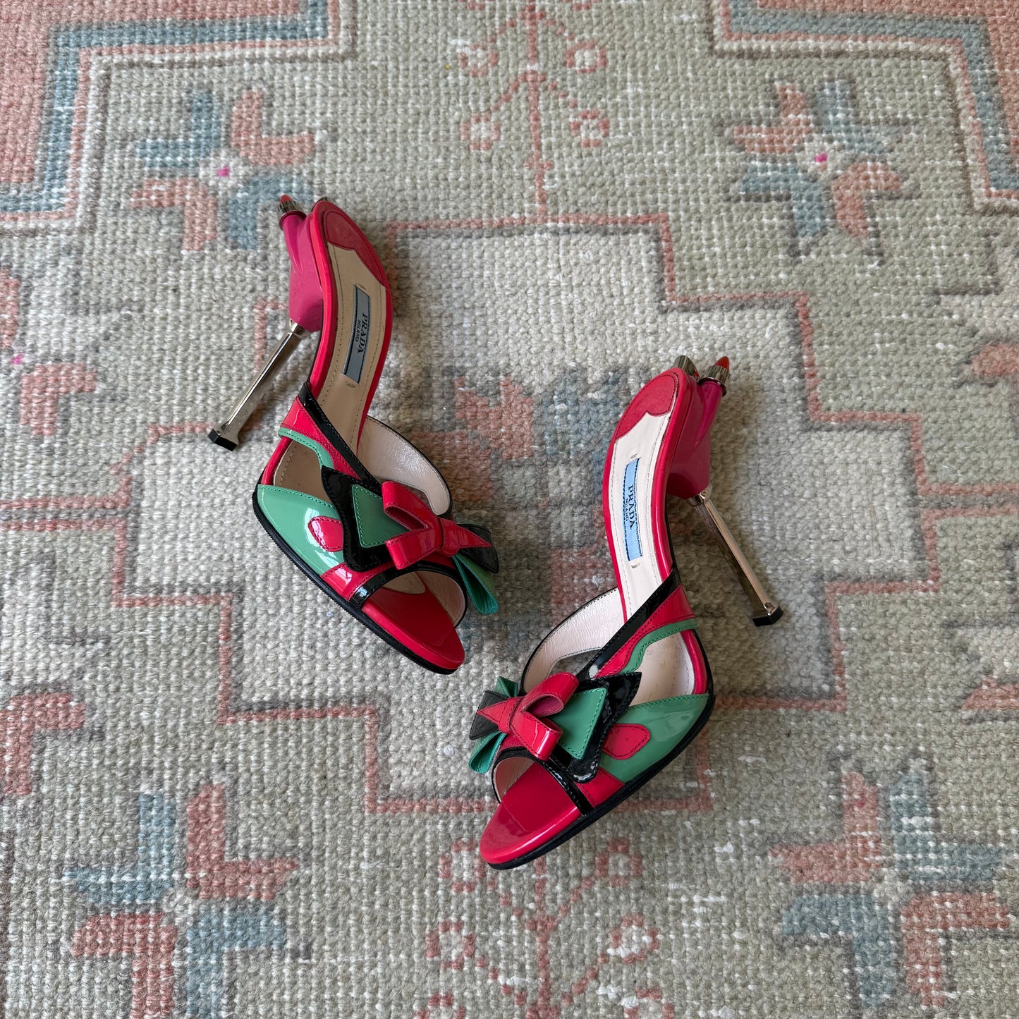S/S2012 Prada Hot Rod Mules - US 6.5