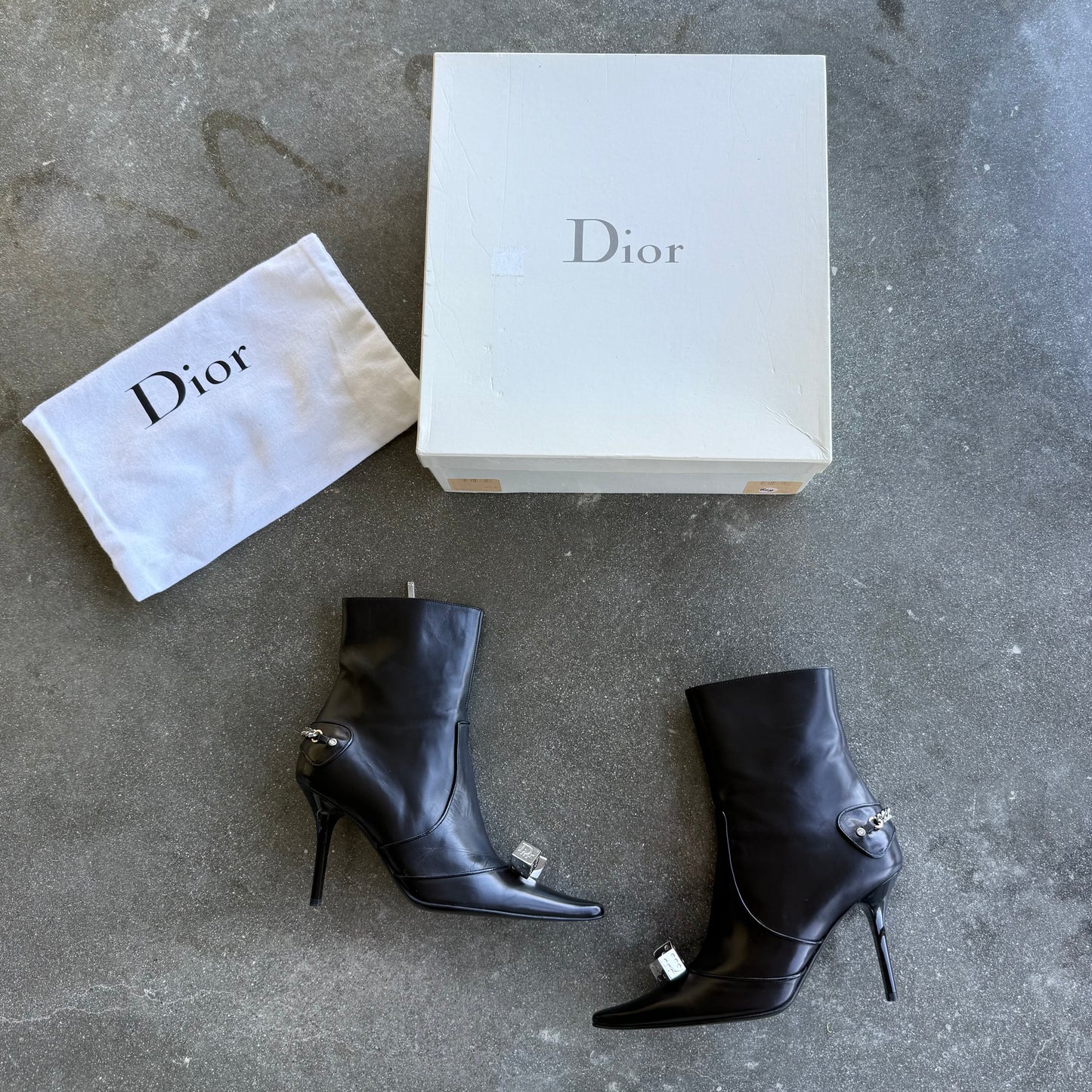 F/W2004 Galliano Dior Dice Boots - US 6.5
