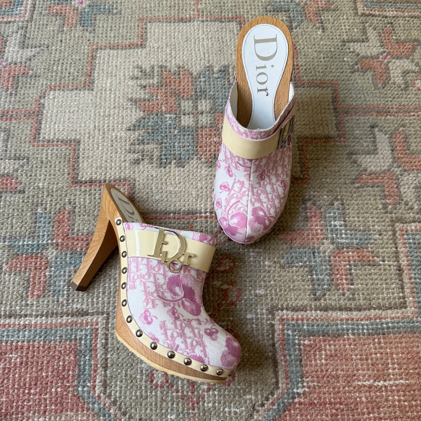 S/S2004 Galliano Dior Girly Clogs - US 6.5