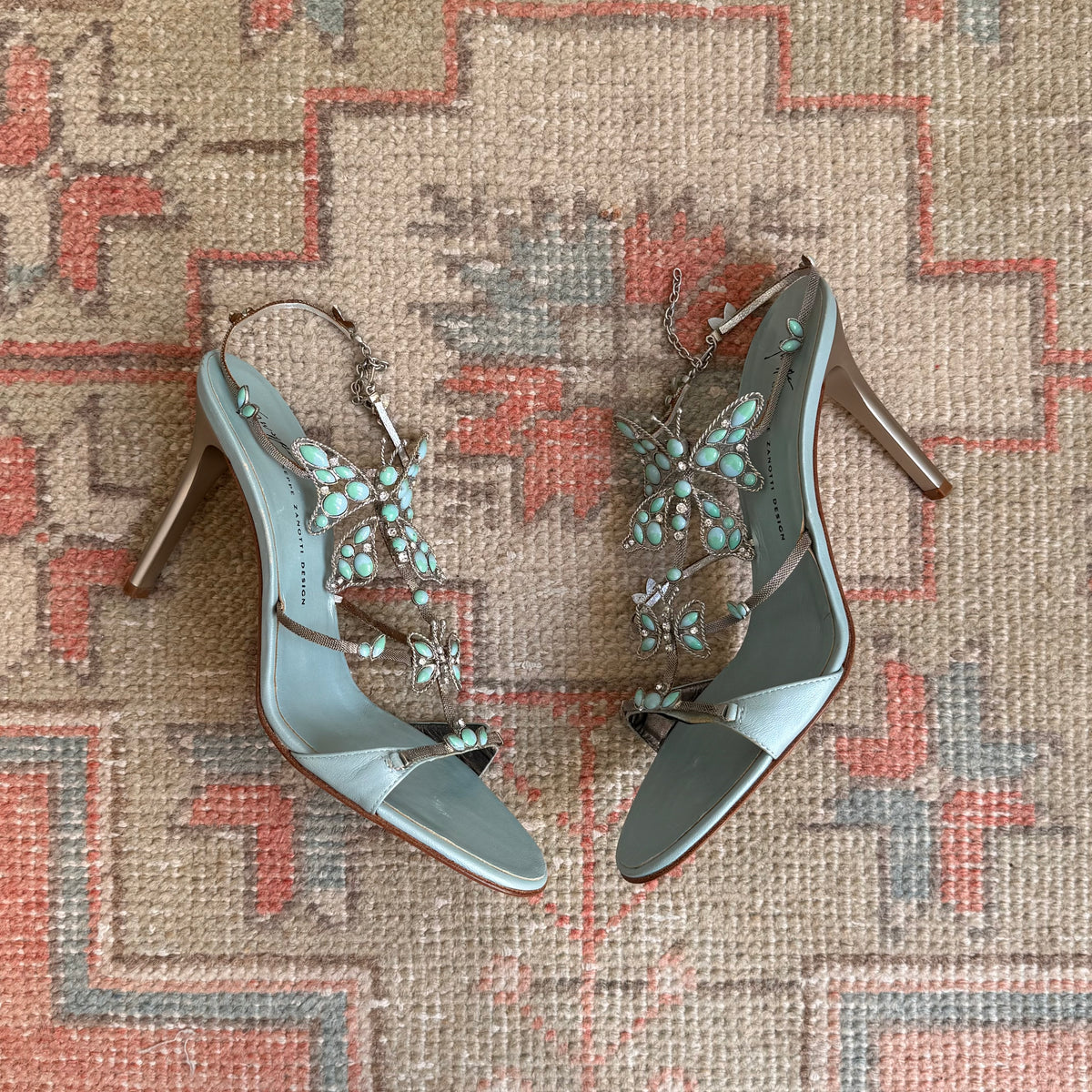 S/S2001 Giuseppe Zanotti Butterfly Sandals - US 8