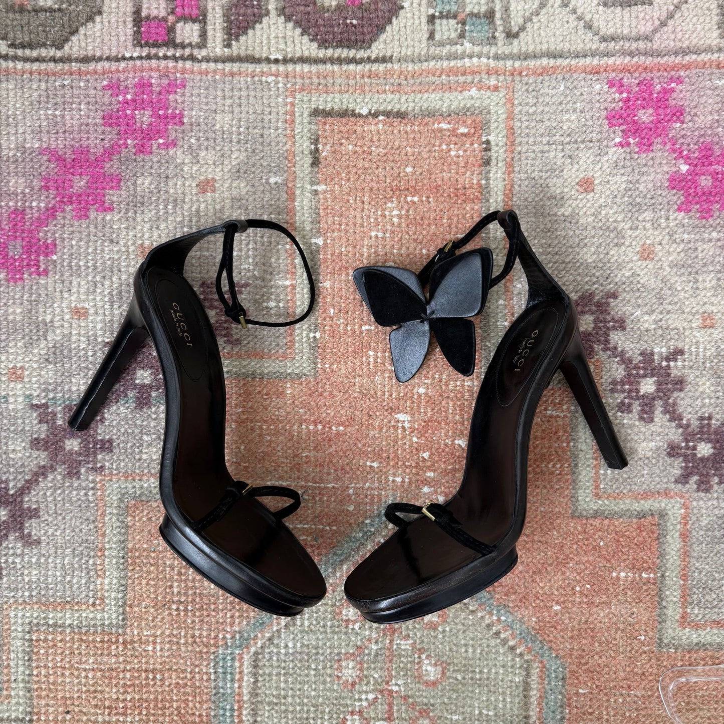 S/S2002 Tom Ford Gucci Butterfly Sandals - US 7.5