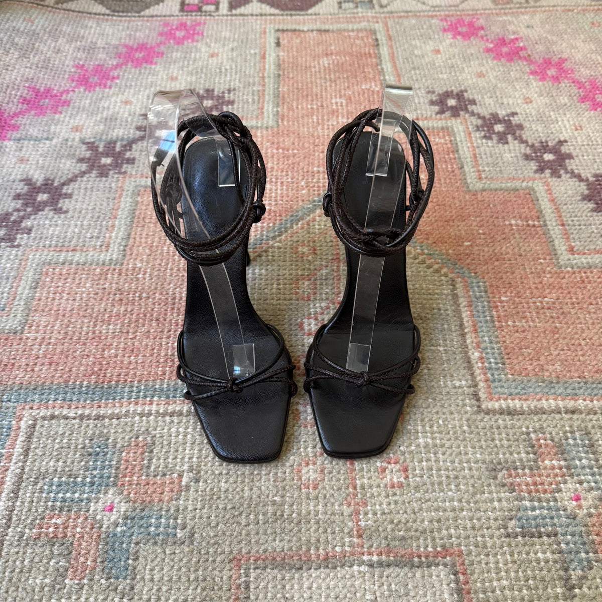S/S2002 Tom Ford Gucci Bamboo Wrap Sandals - US 6.5-7