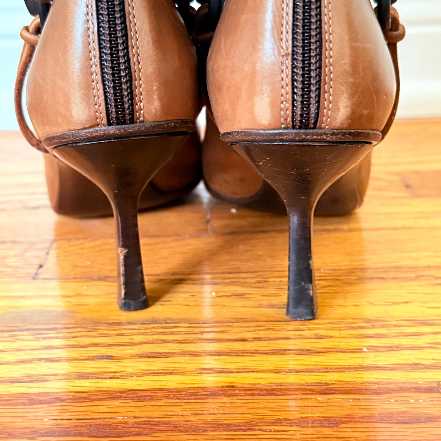 F/W1999 Gucci by Tom Ford Caramel Horsebit Boots - US 6