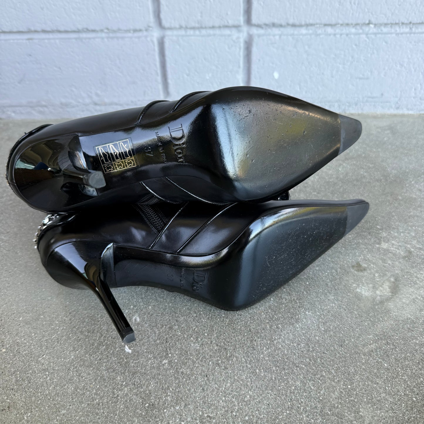 F/W2004 Galliano Dior Dice Boots - US 6.5