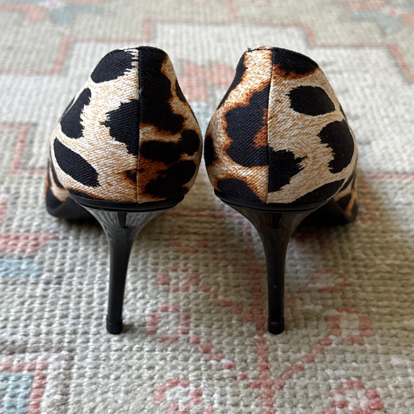 F/W2004 Galliano “I Love Dior” Leopard Pumps - US 7