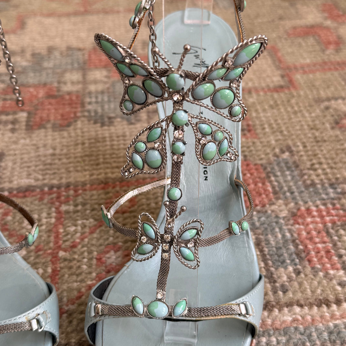 S/S2001 Giuseppe Zanotti Butterfly Sandals - US 8