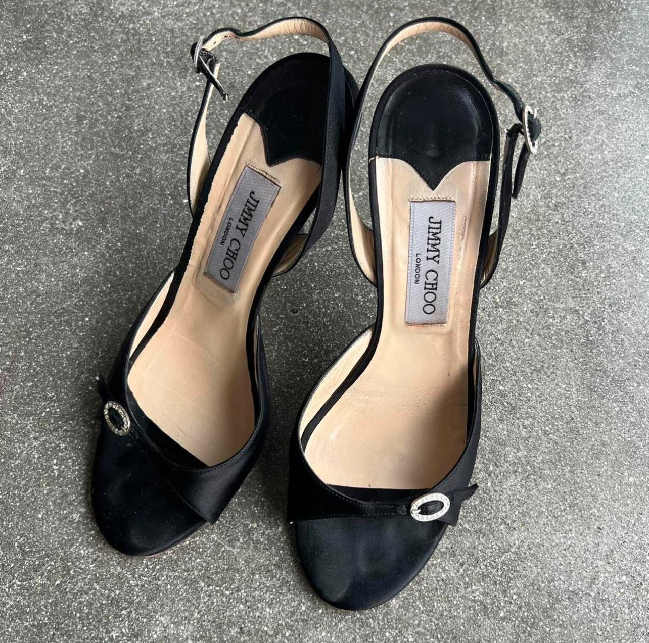 Vintage Jimmy Choo Satin Sandals - US 8