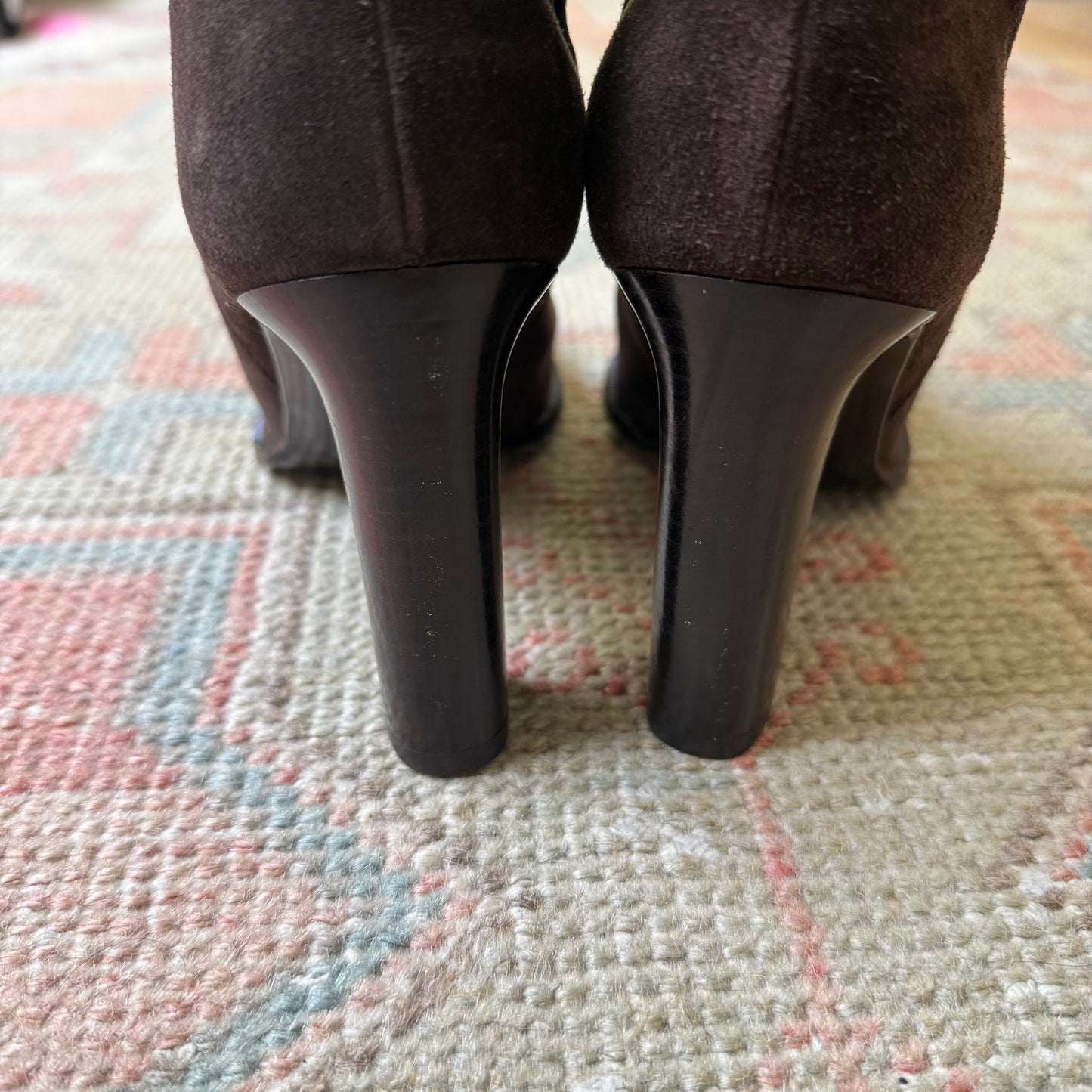 F/W2003 Valentino Floral Boots - US 7.5