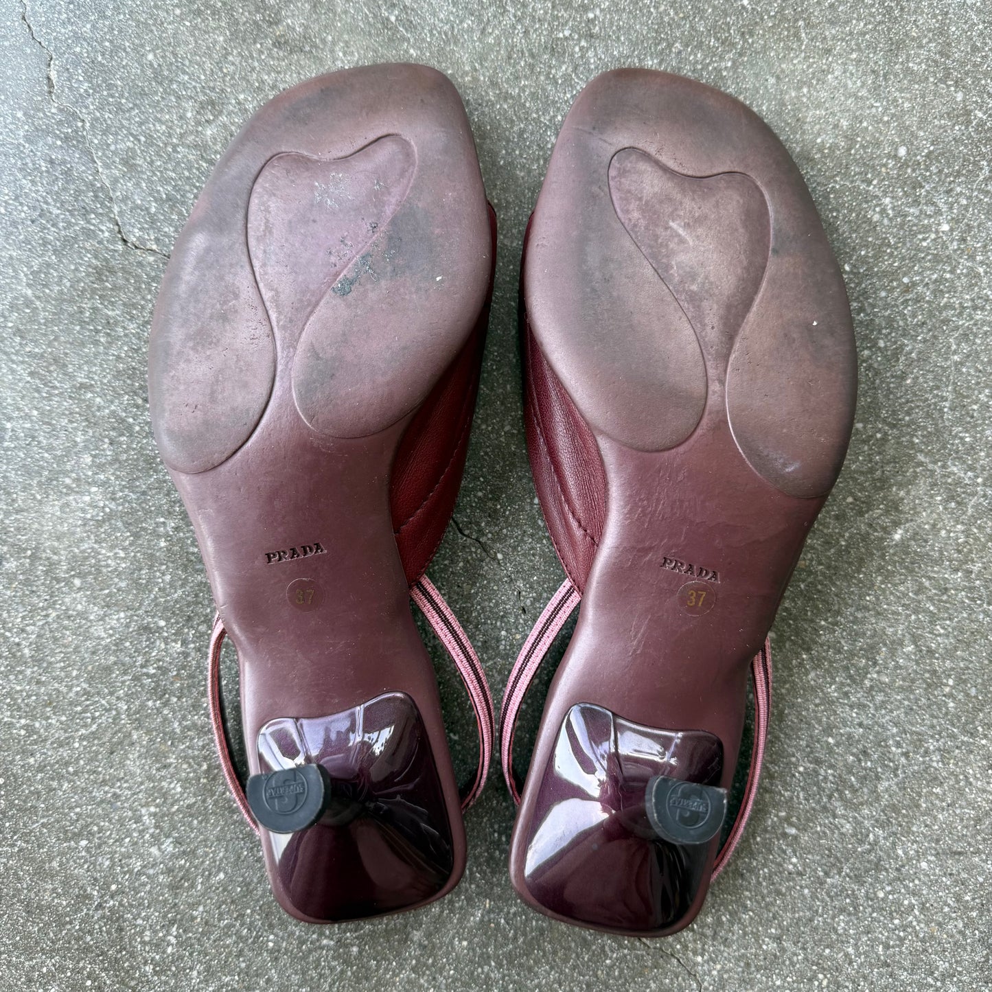 S/S2000 Prada Bow Slingback Sandals - US 7.5