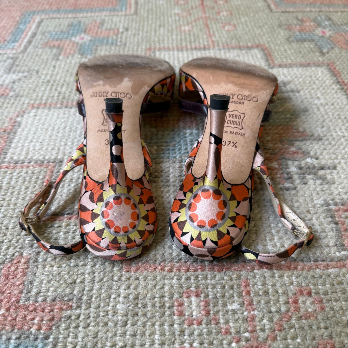 Y2K Jimmy Choo Bow Sandals - US 7