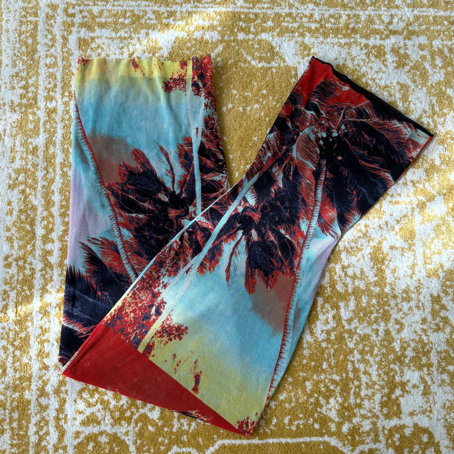 S/S1999 Jean Paul Gaultier Windy Palms Tube Dress
