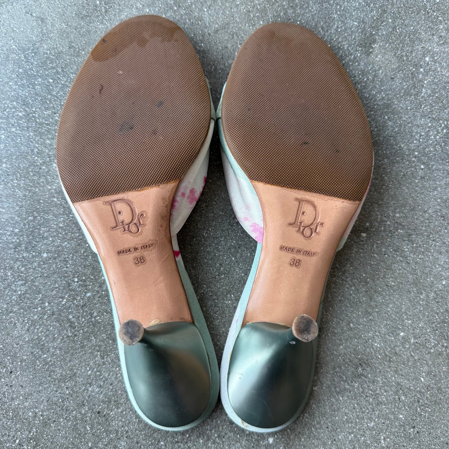 SS05 John Galliano Christian Dior Satin Lock and Key Sandals - US 7.5