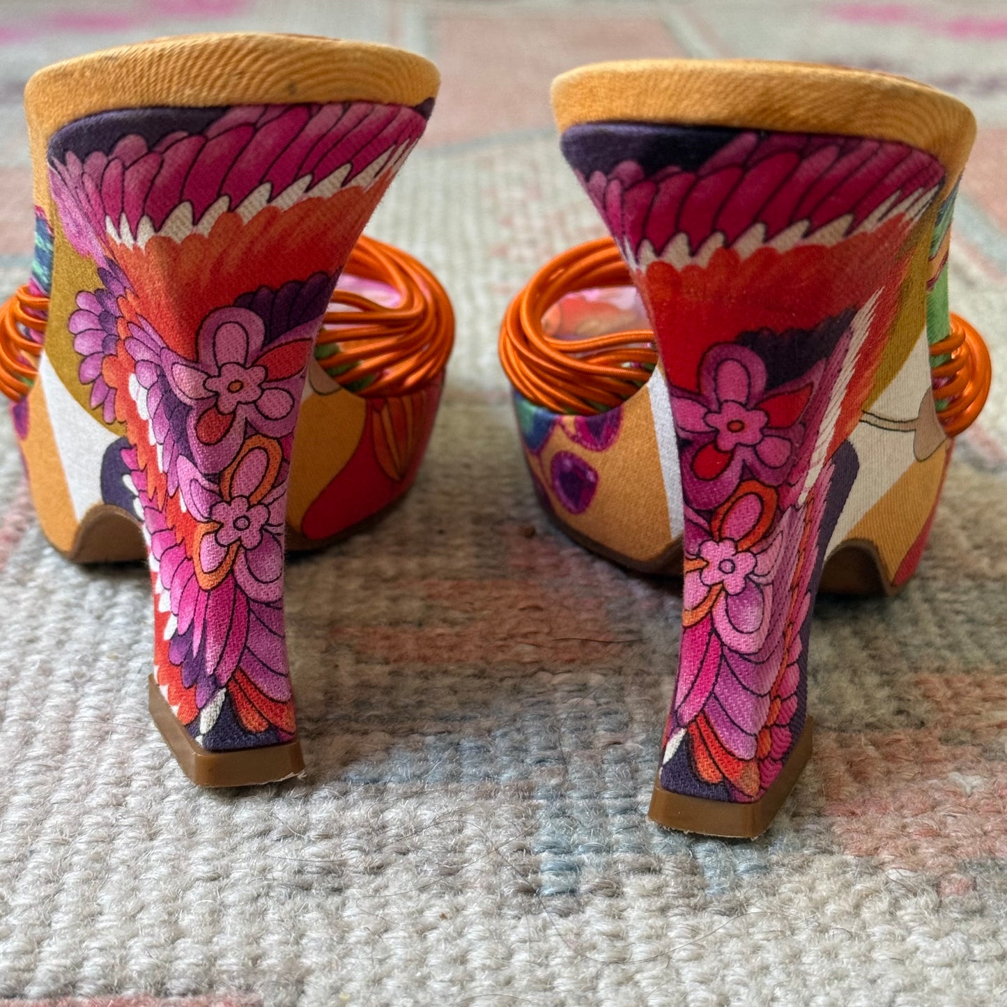 S/S2003 Galliano Dior Tropical Wedge - US 7-7.5
