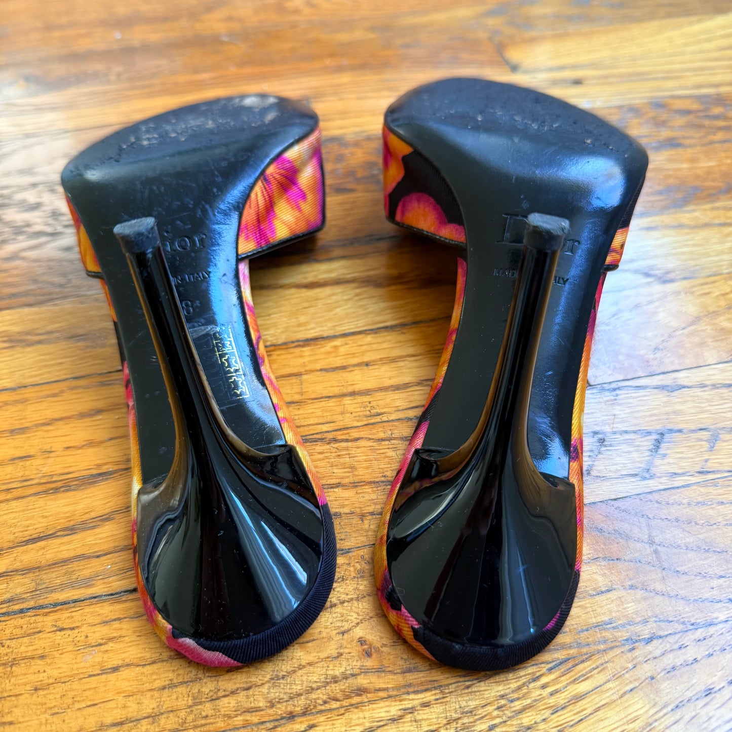 S/S2006 Galliano Dior Lip Dice Mules - US 8