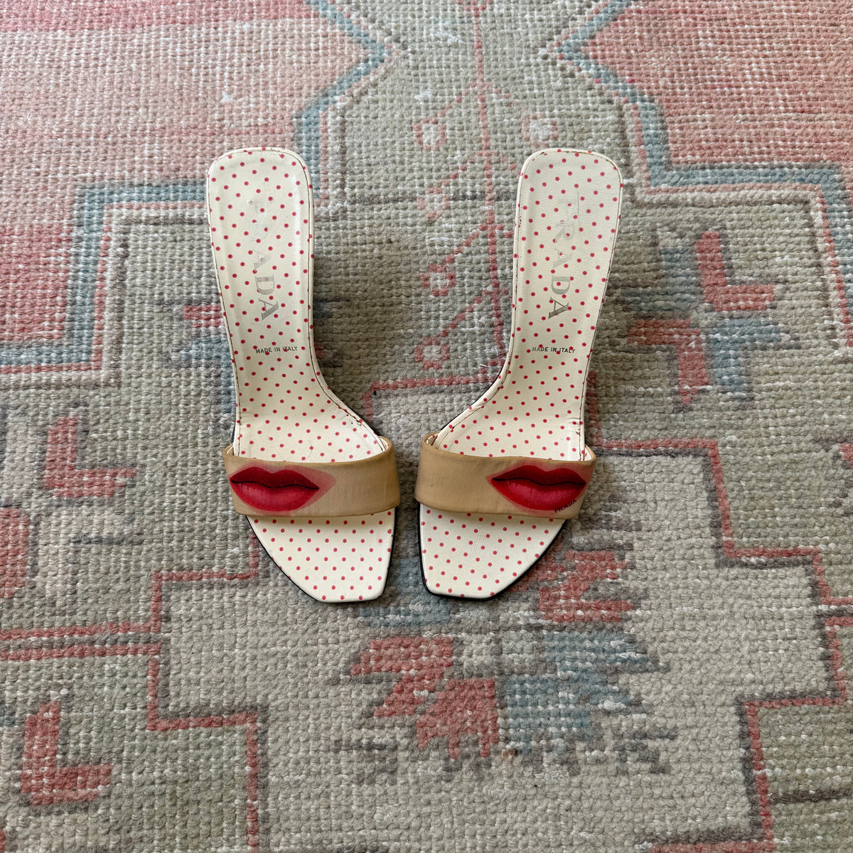 S/S2000 Prada Lip Sculptural Wedges - US 7-7.5