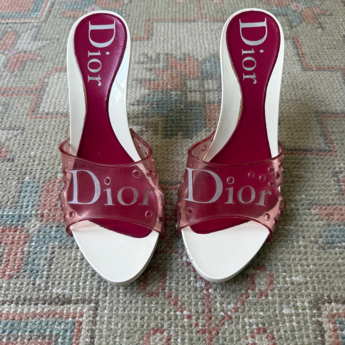 S/S2004 Galliano Dior Jelly Mules - US 7.5