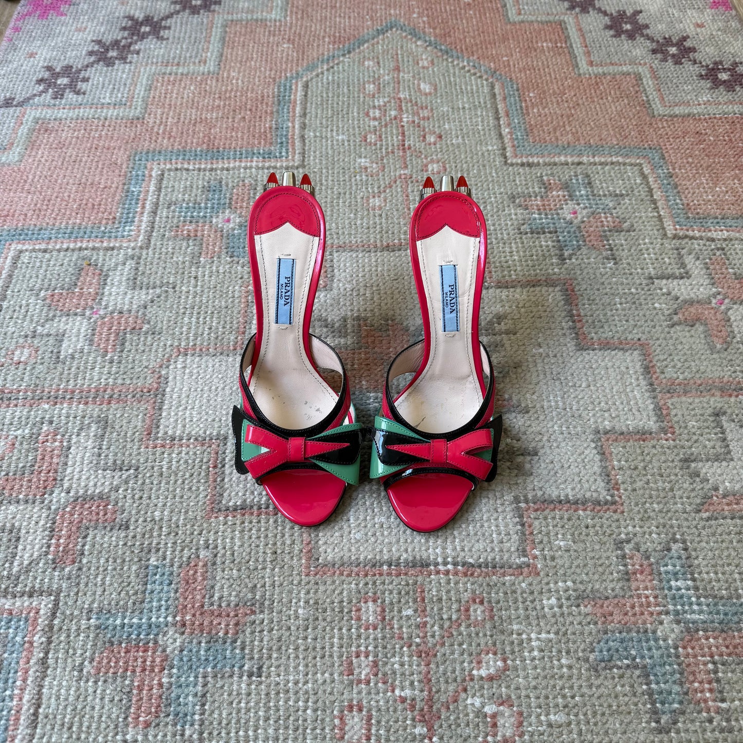 S/S2012 Prada Hot Rod Mules - US 6.5