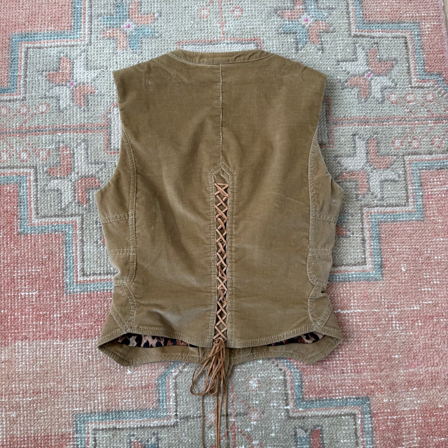F/W2002 Dolce & Gabbana Butterfly Corduroy Skirt, Vest & Jacket Set