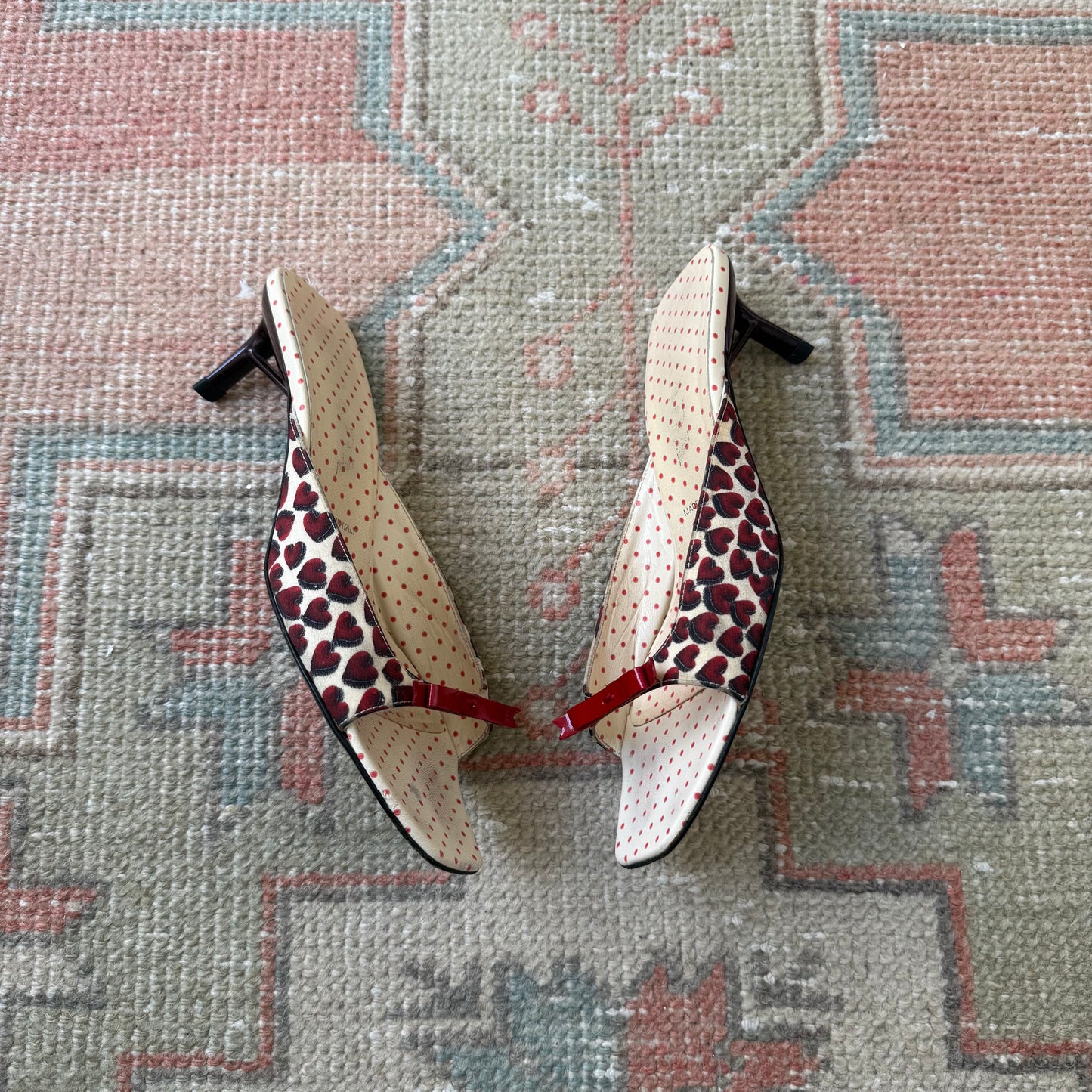 S/S2000 Prada Heart Bow Mules - US 6.5-7