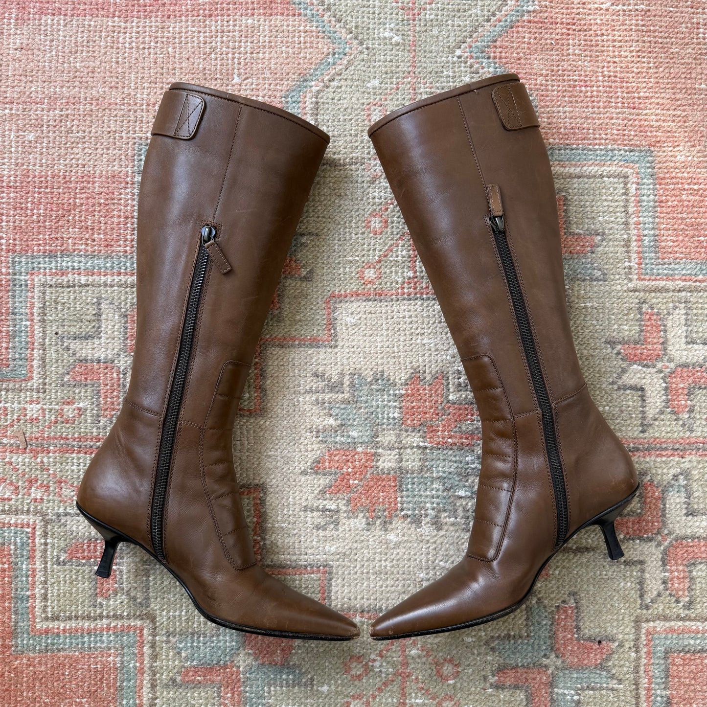 F/W2000 Tom Ford Gucci Cognac Boots - US 5