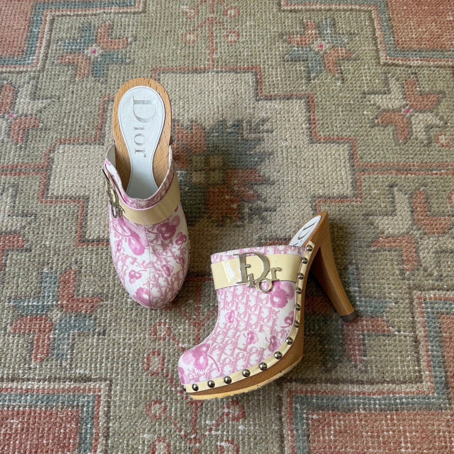 S/S2004 Galliano Dior Girly Clogs - US 6.5