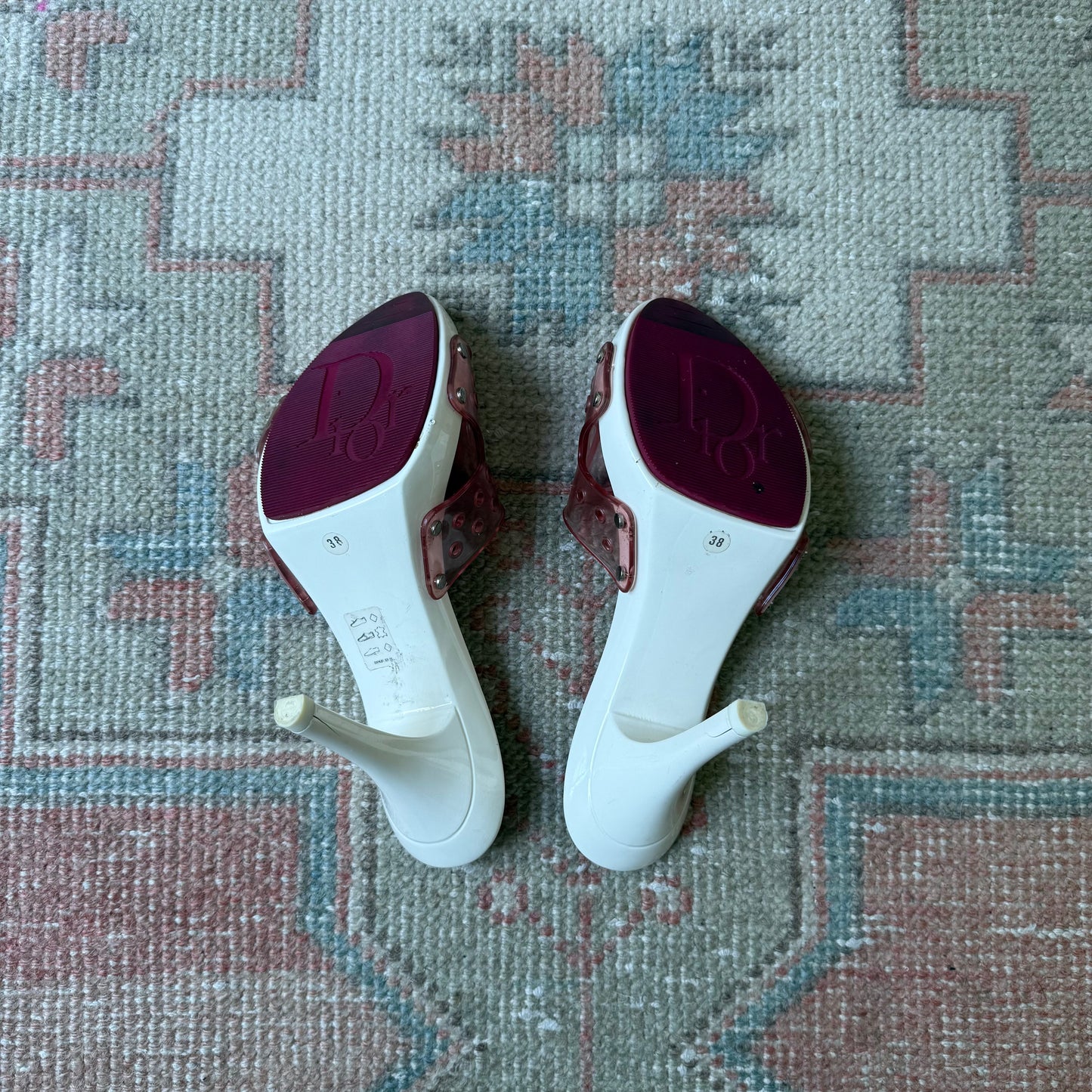 S/S2004 Galliano Dior Jelly Mules - US 7.5
