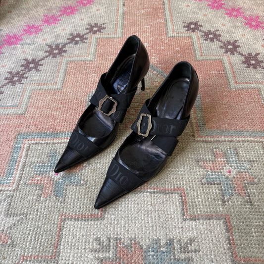 F/W2004 Galliano Dior Bondage Pumps - US 7.5