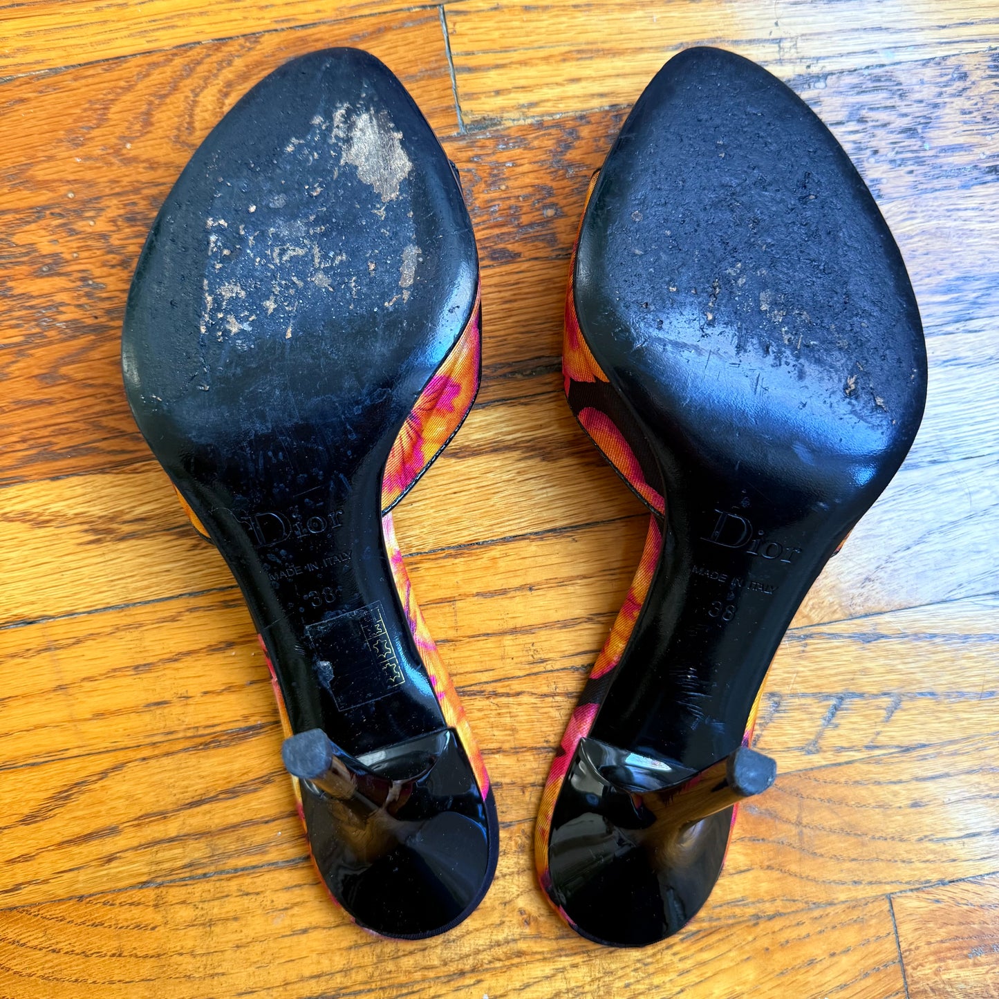 S/S2006 Galliano Dior Lip Dice Mules - US 8