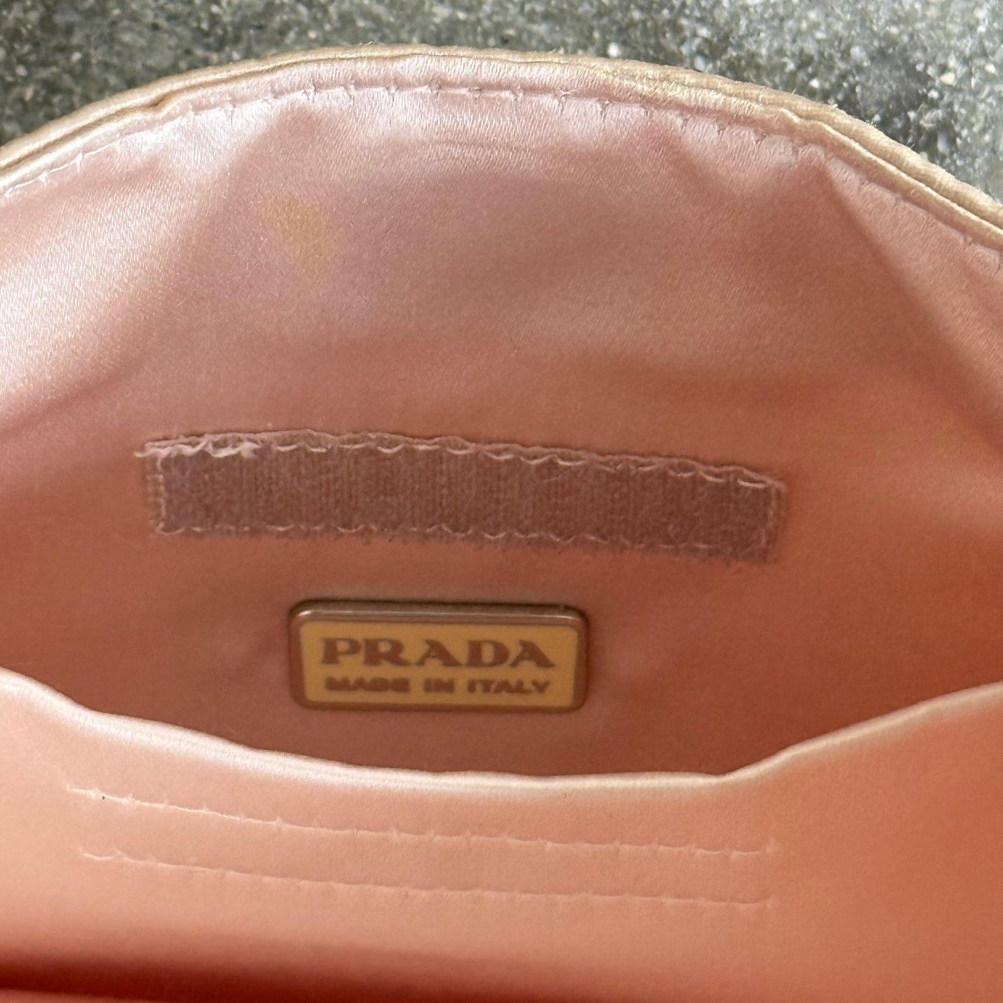 SS00 Prada Cleo Pink Sequin & Satin Purse