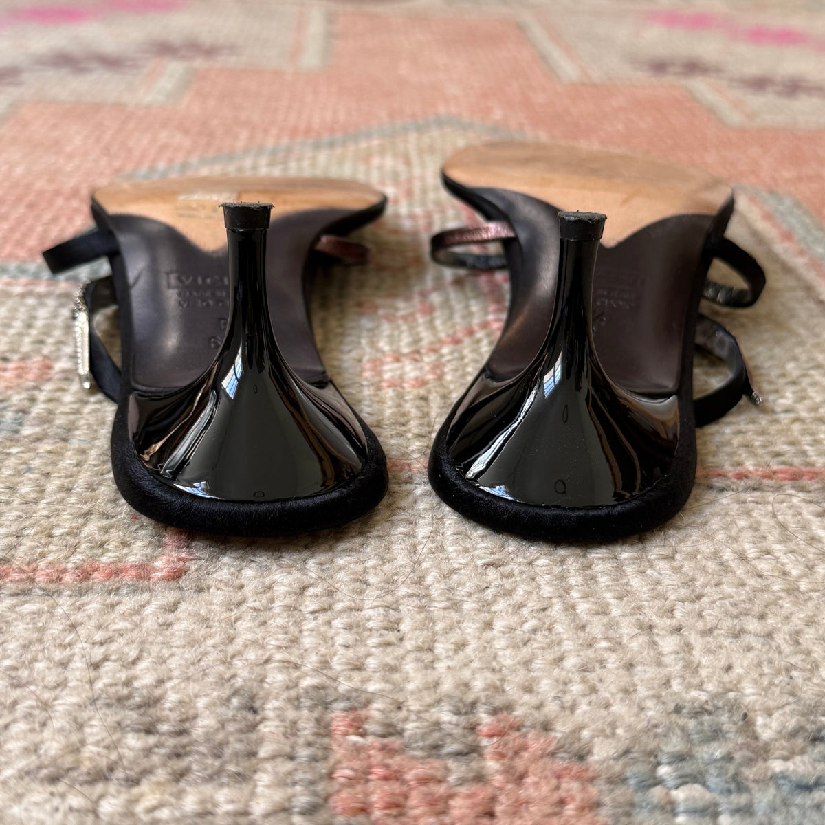 Y2K Giuseppe Zanotti Black Snake Sandals - US 6