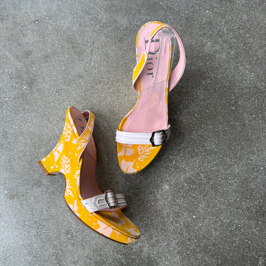 SS04 Galliano Dior Surf Wedges - US 9.5