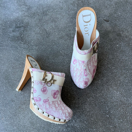 S/S2004 Galliano Dior Girly Clogs - US 6.5-7