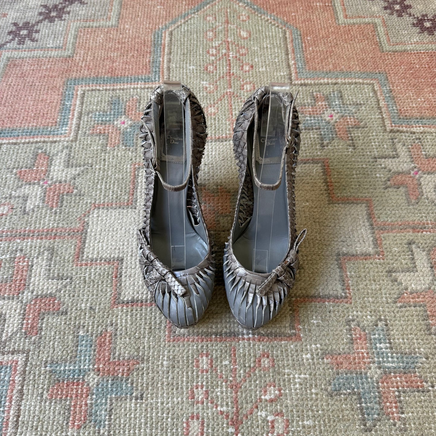 F/W2007 Galliano Dior Grey Platforms - US 7.5