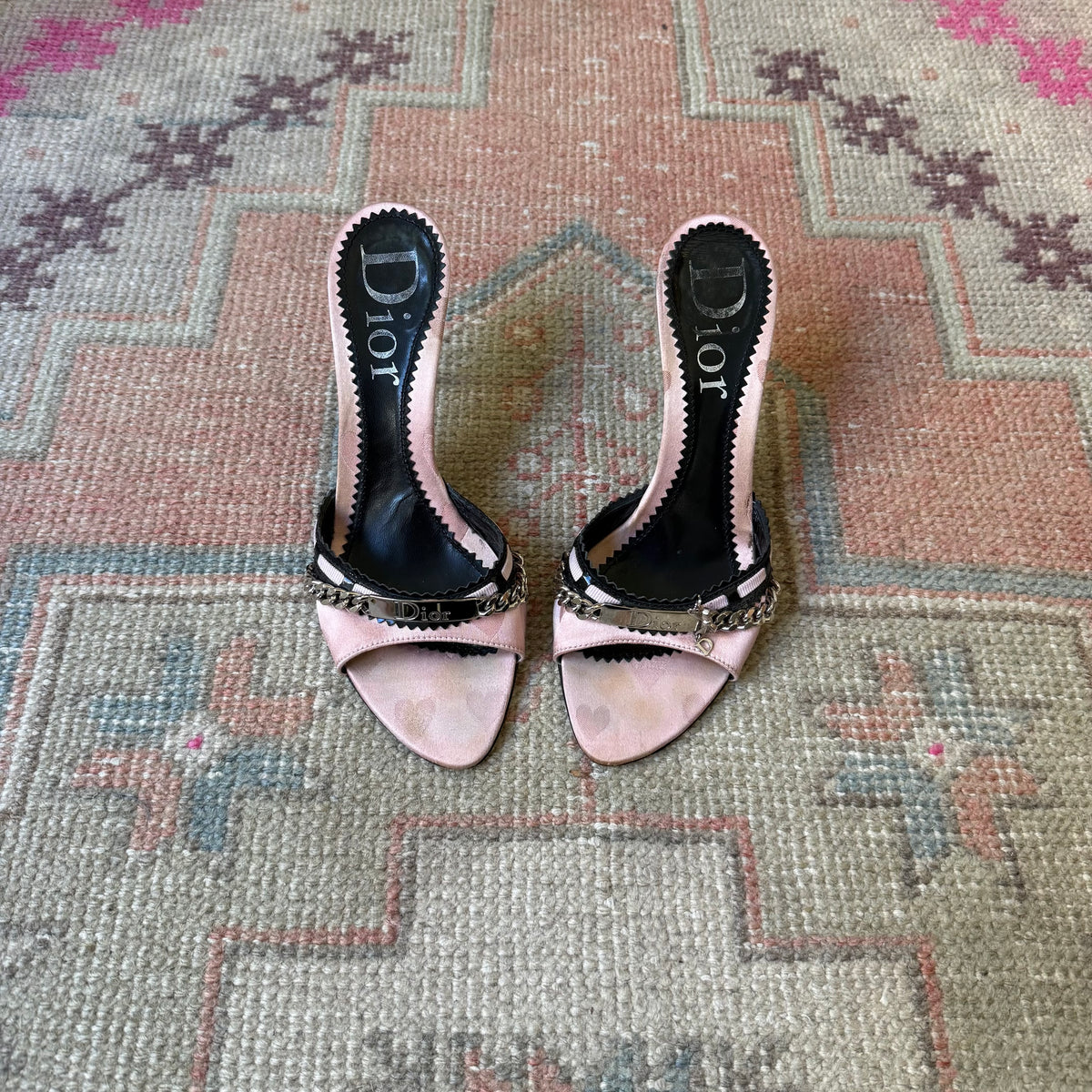 S/S2004 Galliano Dior Girly Pink Mules - US 7-7.5