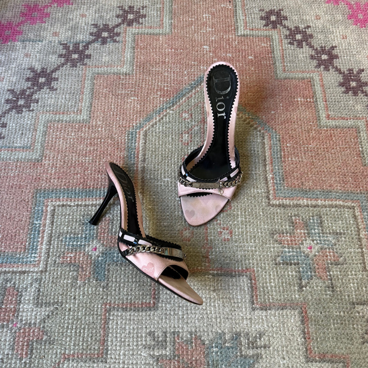 S/S2004 Galliano Dior Girly Pink Mules - US 7-7.5