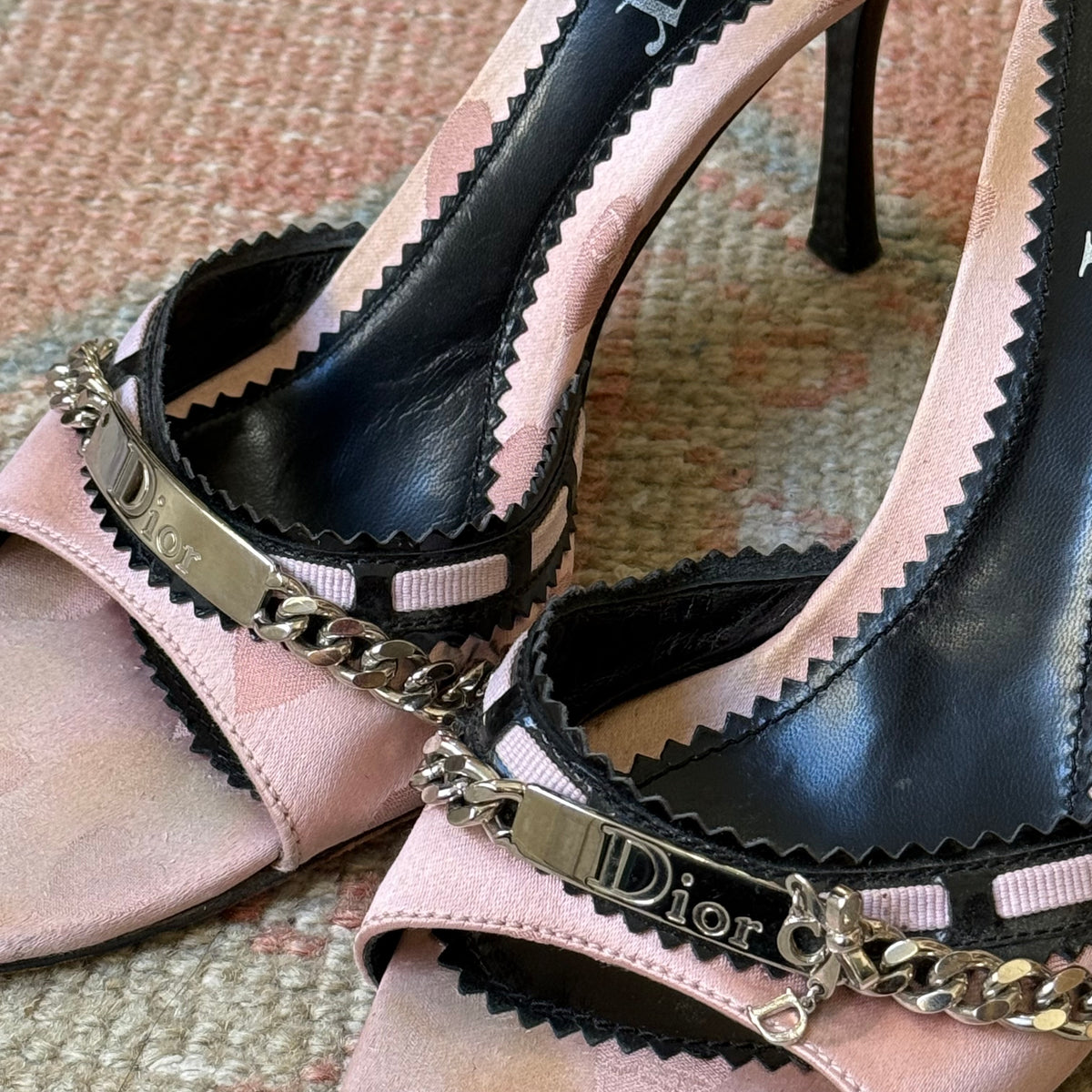 S/S2004 Galliano Dior Girly Pink Mules - US 7-7.5