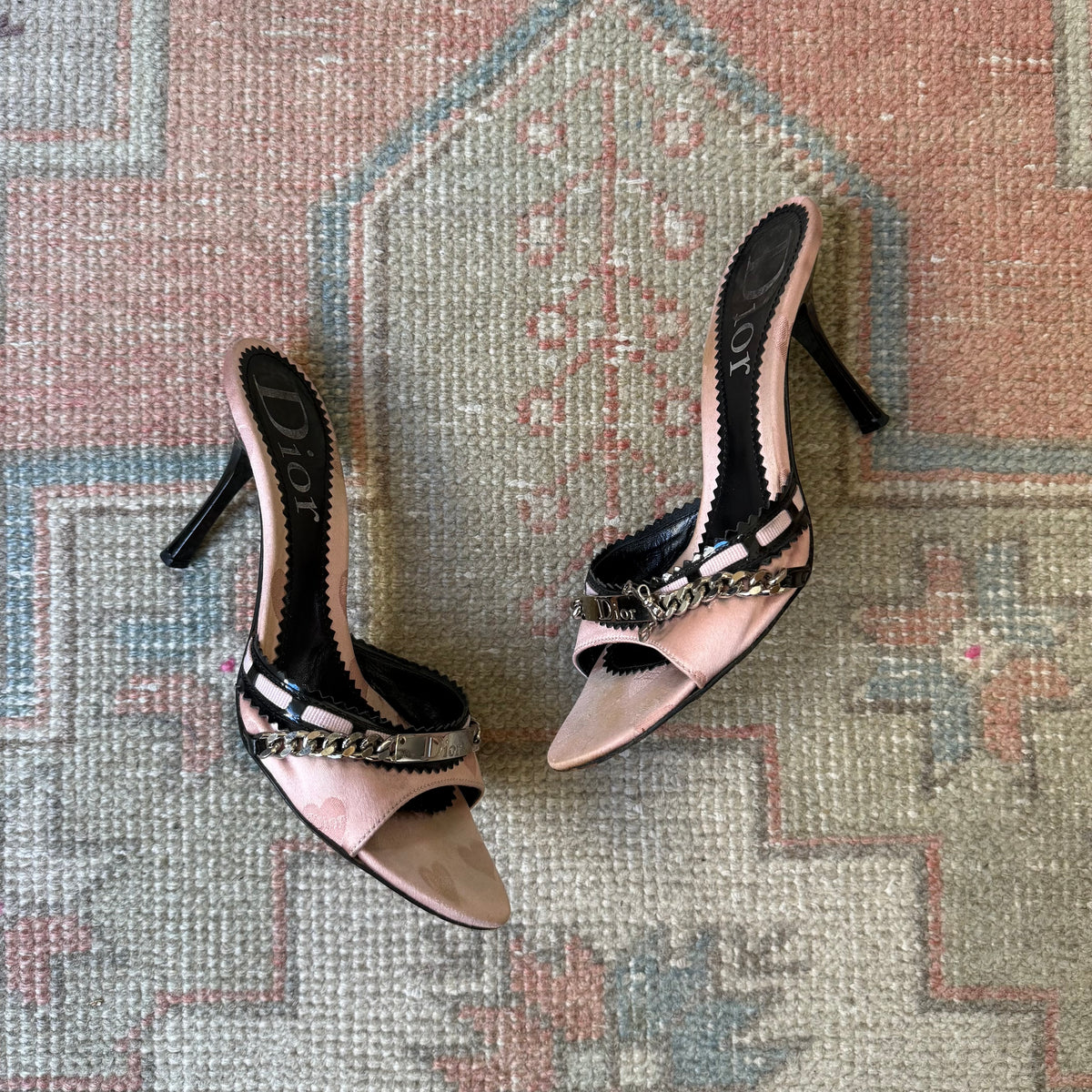 S/S2004 Galliano Dior Girly Pink Mules - US 7-7.5
