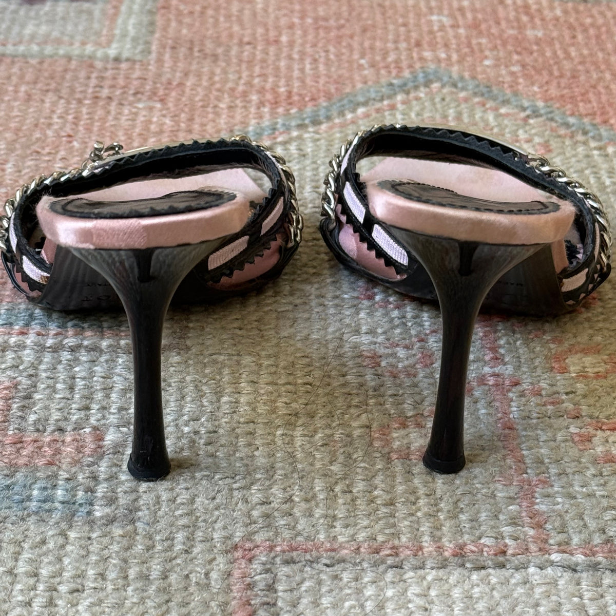 S/S2004 Galliano Dior Girly Pink Mules - US 7-7.5