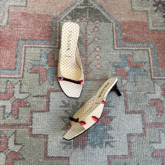 S/S2000 Prada Lip Mules - US 7