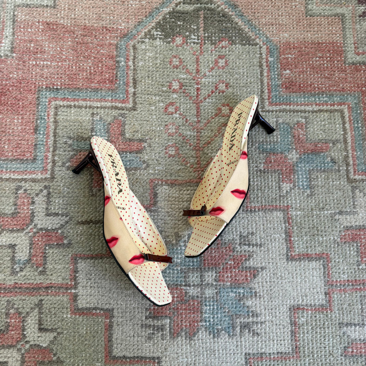 S/S2000 Prada Lip Mules - US 7
