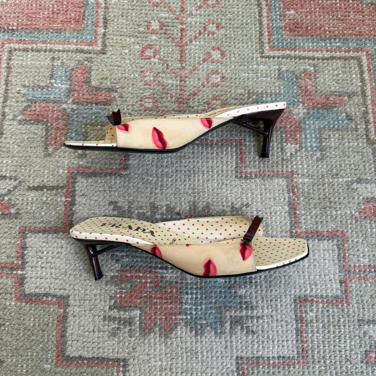 S/S2000 Prada Lip Mules - US 7