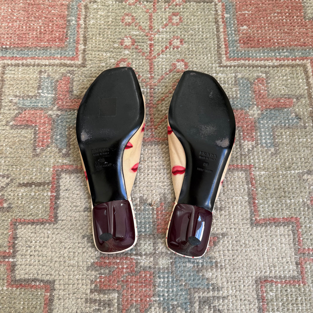 S/S2000 Prada Lip Mules - US 7
