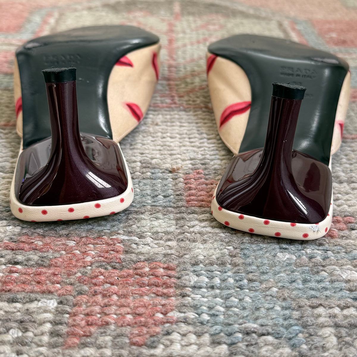 S/S2000 Prada Lip Mules - US 7