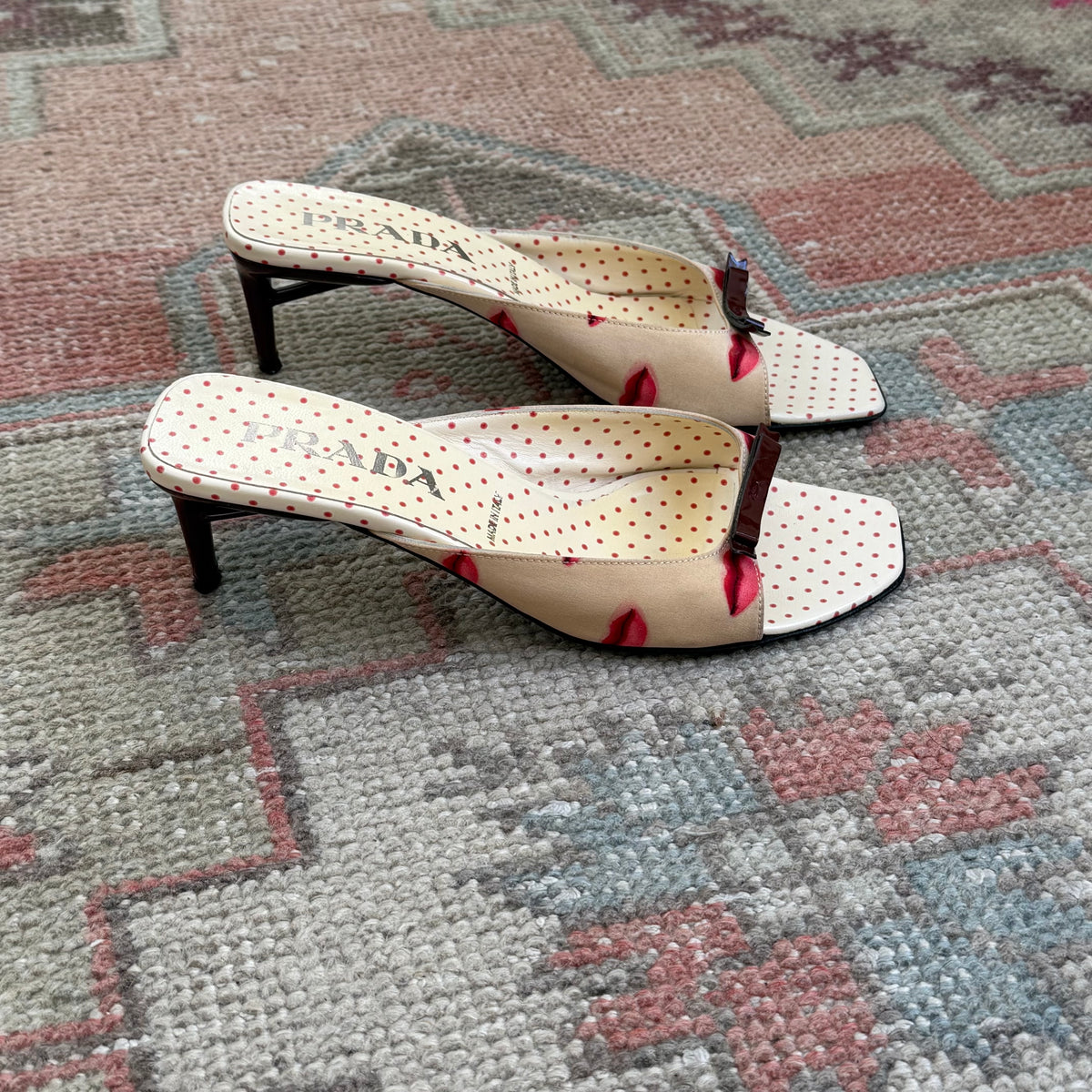 S/S2000 Prada Lip Mules - US 7