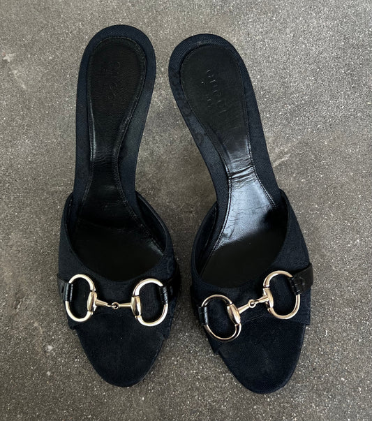 Gucci Horsebit Mules - 37